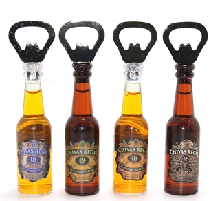 İkonik İçecek Şişesi Tasarımlı Magnetli Şişe Açacağı - Model 4