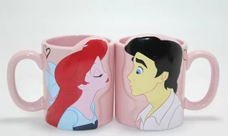 Küçük Deniz Kızı Ariel Ve Prens Eric Çift Kupa Bardak Seti