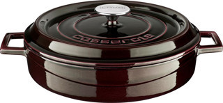 Lava Döküm Çok Amaçlı Yayvan Tencere Döküm Demir Yekpare Kulplu Premium Serisi Çap(Ø)28cm.