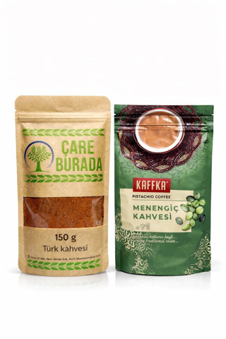 ÇareBurada 150 G Türk Kahvesi + Kaffka Menengiç Kahvesi 150 G