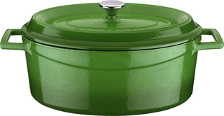 Lava Döküm Oval Tencere. Trendy Serisi Ölçü 21x27cm.