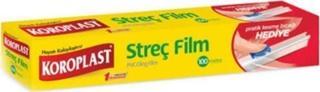 Koroplast Streç Film 100 m + Pratik Kesme Bıçağı