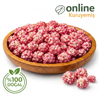 Kaymaklı Çilek Kaplı Leblebi – Çıtır Tatlı Atıştırmalık | 1 Kg
