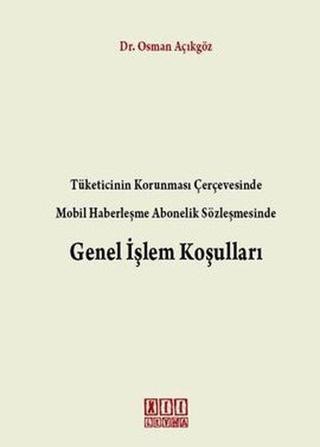 Genel İşlem Koşulları - Osman Açıkgöz - On İki Levha Yayıncılık