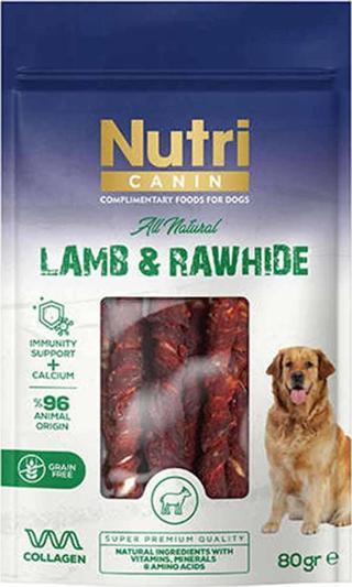 Nutri Kuzu Sarılı Kemik Köpek Ödülü 80 Gr