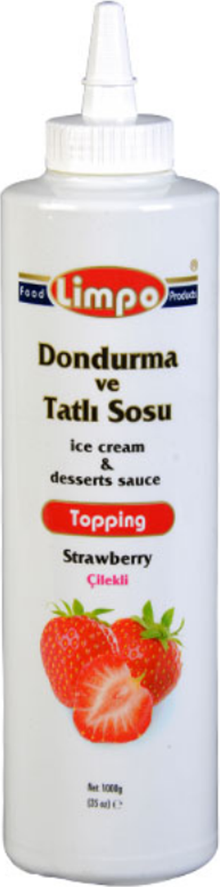 LİMPO ÇİLEKLİ DONDURMA & TATLI SOSU (TOPPING) 1KG.