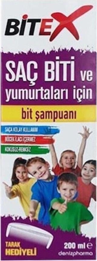 Bitex Bit Şampuanı 200 Ml Tarak Hediye
