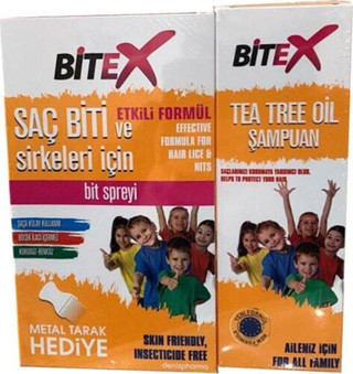 Bitex Bit Spreyi 100 Ml Şampuan 150 Ml - Çelik Tarak Hediyeli