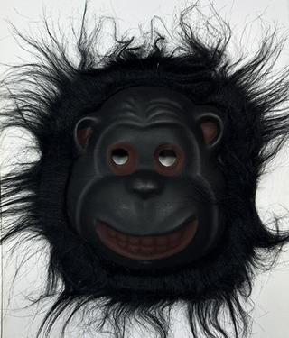 Himarry Orangutan Maskesi - Maymun Maskesi - Goril Maskesi Yetişkin Çocuk Uyumlu Siyah Renk Model 1