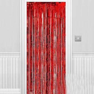 himarry Işıltılı Duvar ve Kapı Perdesi Kırmızı 90x200 cm
