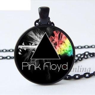 7Nota Pf7 Pink Floyd Kolye - Siyah Zincir Ve Çerçeveli