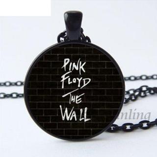 7Nota Pf8 Pink Floyd Kolye - Siyah Zincir Ve Çerçeveli