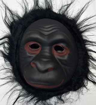 himarry Orangutan Maskesi - Maymun Maskesi - Goril Maskesi Yetişkin Çocuk Uyumlu Siyah Renk Model 3