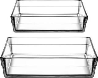 Paşabahçe 159129 4100cc/138oz+2400cc/80oz Premium Kare Borcam Seti