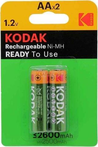 Kodak Ceturn Global Şarj Edilebilir Ni-mh Aa Pil 2600 Mah (2 Adet)