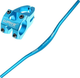 Wake 78cm Gidon+gidon Boğazı Takım Waketakım renkli gidon mavi