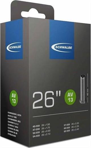 Schwalbe Av13 26" Uzun Oto Sibop İç Lastik 26 jant Uzun Sibop İç Lastik