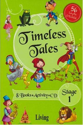 Stage 1- Timeless Tales 8 Books + Activity + CD - Kolektif  - Living English Dictionary
