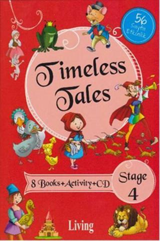 Stage 4 - Timeless Tales 8 Books + Activity + CD - Kolektif  - Living English Dictionary