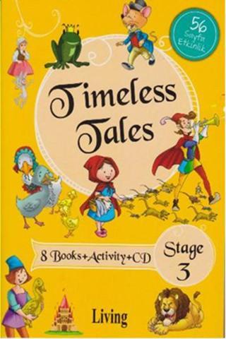 Stage 3 - Timeless Tales 8 Books + Activity + CD - Kolektif  - Living English Dictionary