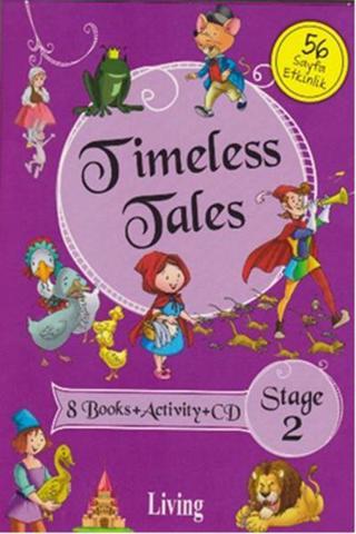 Stage 2 - Timeless Tales 8 Books + Activity + CD - Kolektif  - Living English Dictionary