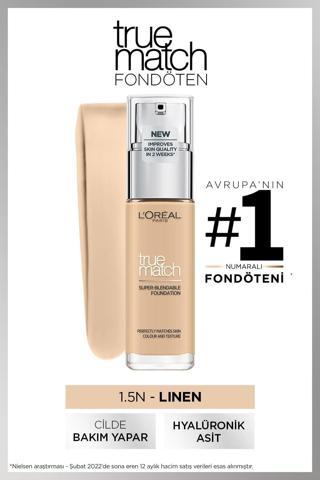 L'Oréal Paris True Match Bakım Yapan Fondöten 1.5 Lınen