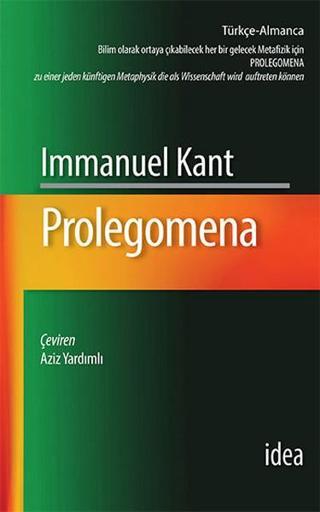 Prolegomena Immanuel Kant İdea Yayınevi
