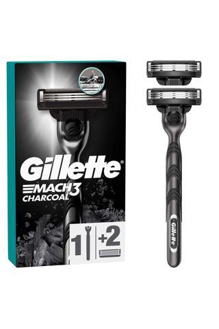 Gillette Mach3 Charcoal Yedekli Tıraş Makinesi