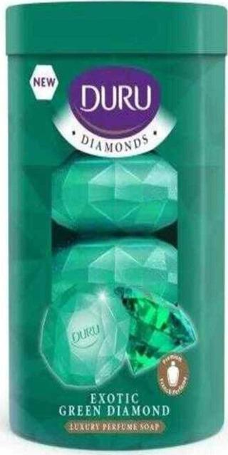 Duru Diamonds Serisi Katı Sabun Yeşil 4*90 Gr