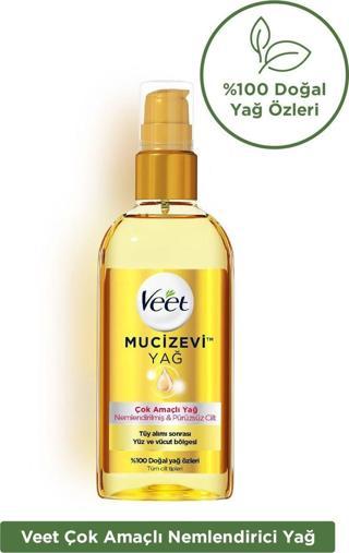 Veet Mucizevi Yağ - Çok Amaçlı Nemlendirici Bakım Yağı 100 Ml