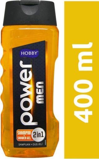 Hobby Men 2İn1 Duş Jeli Şampuan Power 400 Ml