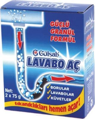 Gülşah Lavabo Açıcı Granül Ikili 2 X 75 Gr.