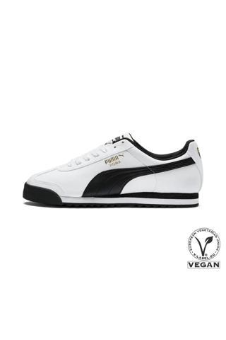 Puma 353572 Roma Basic Beyaz-Siyah Erkek Sneaker