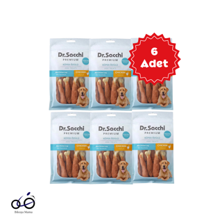 Dr.Sacchi Premium Mini Tavuk Butlu Tahılsız Köpek Ödülü 115gr 6 Adet