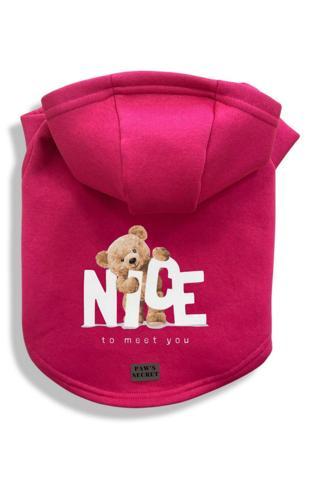 Paws Secret Köpek Kıyafeti Köpek Sweatshirt Hoodie Köpek Ürünleri Kedi Kıyafeti - Nice To Meet L