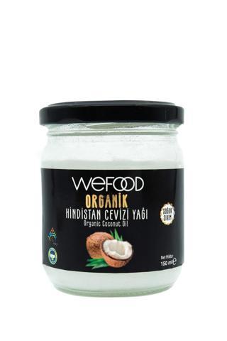 Wefood Organik Hindistan Cevizi Yağı 150 Ml (Soğuk Sıkım)