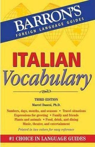 Italian Vocabulary Marcel Danesi Barrons