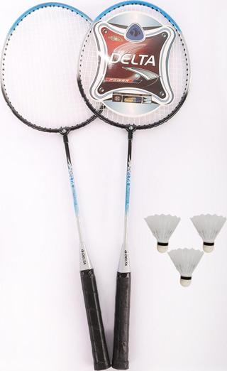 Delta 2 Adet Badminton Raketi İle 3 Adet Badminton Topu Ve Deluxe Badminton Çantası Çiftler İçin Set