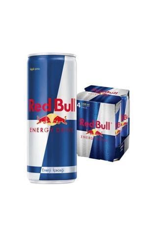 Red Bull Enerji Içeceği Redbull Energy Drink 4 Adet 4 Psc