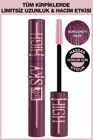 Lash Sensational Sky High Uzunluk ve Hacim Etkili Mürdüm Maskara