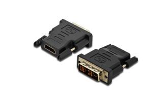 HDMI &lt;&gt; DVI-D Adaptörü, HDMI 1.3 uyumlu, HDMI Tip A (19 pin) dişi - DVI-D single link (18 + 1)