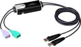 2-Port USB Sınırsız Kablolu KM Switch&lt;br&gt;2-Port USB Boundless Cable KM Switch