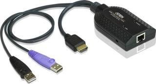 HDMI USB Sanal Medya KVM Adaptörü, Akıllı Kart Okuyucusu ile birlikte&lt;br&gt;HDMI USB Virtual Medi