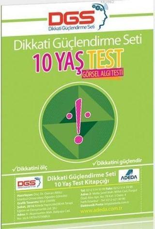 Dikkati Güçlendirme Seti - 10 Yaş Test - Osman Abalı - Adeda