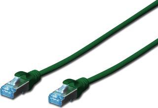 Beek CAT. 5E SF-UTP Patch Kablo, 0,5 metre, AWG 26,  Yeşil Renk