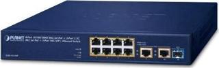 8-Port 10/100/1000T 802.3at PoE + 2-Port 2.5G 802.3at PoE + 1-Port 10G SFP+ Ethernet Switch
