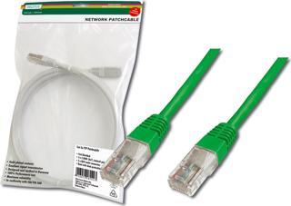 Digitus Patch Kablo, UTP, CAT. 5E, 1 metre, AWG 26/7, Yeşil Renk, 3P sertifikalı