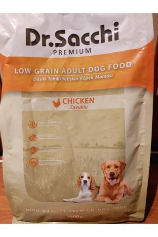 Dr. Sacchi Premium Düşük Tahıllı Tavuklu Yetişkin Köpek Maması 2 Kg
