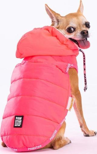 Pawstar Neon Fuşya Railway Anorak Yelek Köpek Yeleği Köpek Kıyafeti XL Köpek Yağmurluk