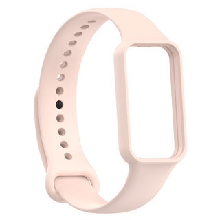 Maks Technology Amazfit Band 7 Uyumlu KRD-87 Uyumlu MKST Kordon-Pembe Açık
